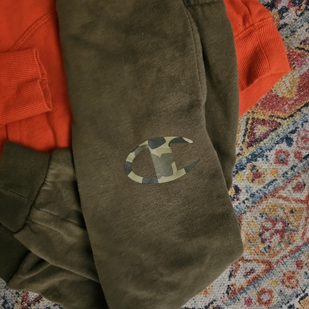 Champion Vibrant Orange Hoodie - Picture 3 of 8